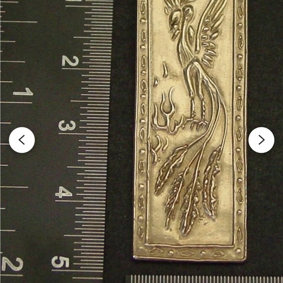 Gold Phoenix Pendant Necklace - Picture 3 of 8